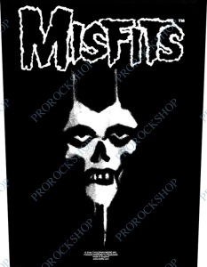 nášivka na záda, zádovka The Misfits - Lukic Skull