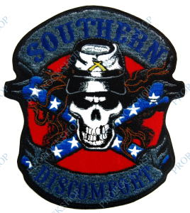 emblém, nášivka Jižanská vlajka, rebel - Southern Discomfort