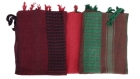 šátek palestina, arafat - zeleno červeno černá