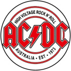 placka, button AC/DC - High Voltage Rock And Roll
