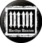 placka, odznak Marilyn Manson - logo II