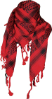šátek palestina - arafat - červený