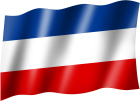 venkovní vlajka Jugoslávie