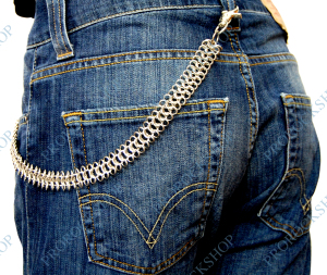řetěz na kalhoty - masivní řetěz 65 cm