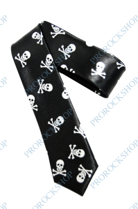vázací kravata lebky s hnáty