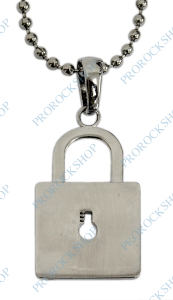 přívěsek na krk zámek - 5,5 cm