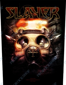 nášivka na záda, zádovka Slayer - Gas Mask