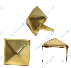 ozdoby zlaté pyramidy - 7 mm x 7 mm