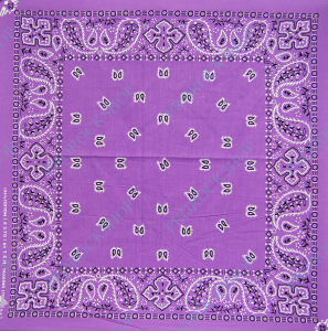 šátek Paisley-violett