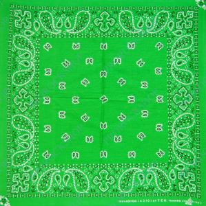 šátek Paisley-zelená