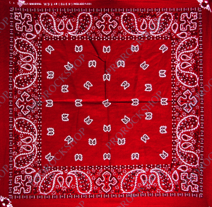šátek Paisley-červená