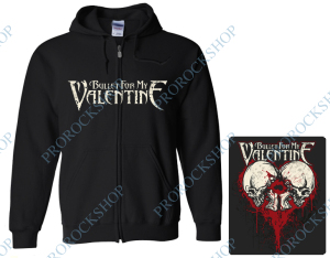 mikina s kapucí a zipem Bullet For My Valentine - Skulls