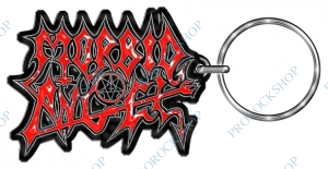 přívěsek na krk, klíčenka Morbid Angel - Red Logo