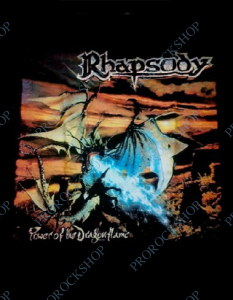 nášivka na záda, zádovka Rhapsody - Power of the Dragonflame
