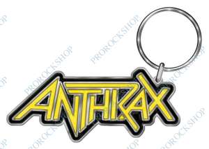 přívěsek na krk, klíčenka Anthrax - Logo