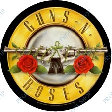 placka, button Guns'n Roses - logo