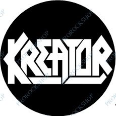 placka, button Kreator - white logo