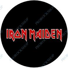placka, button Iron Maiden - logo
