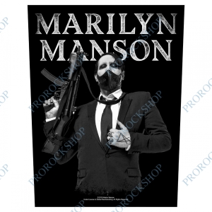 nášivka na záda Marilyn Manson - Machine Gun