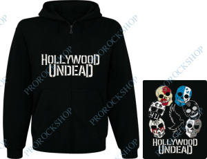 mikina s kapucí a zipem Hollywood Undead - Mask