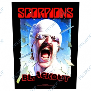 nášivka na záda Scorpions - Blackout