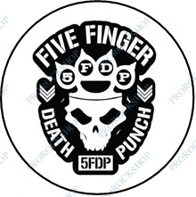 placka, button Five Finger Death Punch