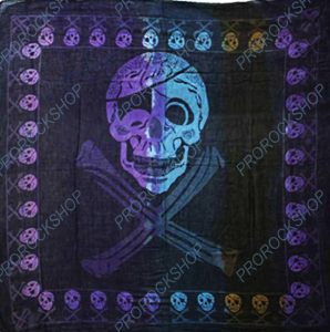 klasický šátek Pirát - různobarevný