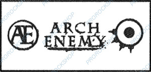 bílá nášivka Arch Enemy