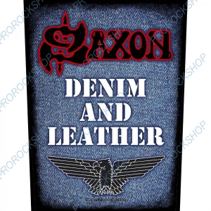 nášivka na záda Saxon - Denim & Leather