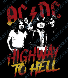 nášivka na záda, zádovka AC/DC - Highway To Hell