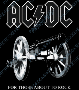 nášivka na záda, zádovka AC/DC - For Those About To Rock