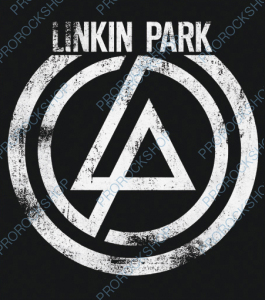 nášivka na záda, zádovka Linkin Park - white logomesis