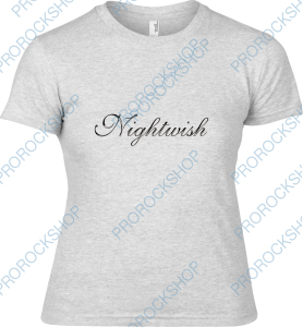 šedivé dámské triko Nightwish