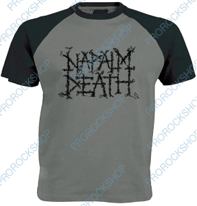 šedočerné triko Napalm Death