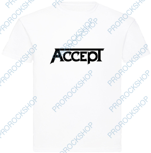 bílé pánské triko Accept