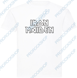 bílé pánské triko Iron Maiden