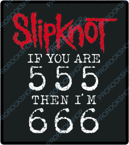 nášivka na záda, zádovka Slipknot - If You re 555