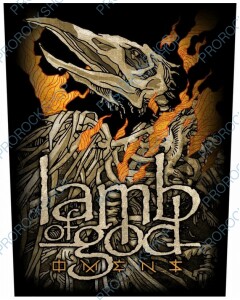 nášivka na záda, zádovka Lamb Of God - Omens