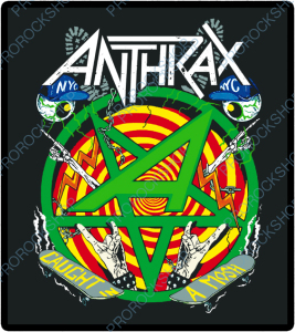 nášivka na záda, zádovka Anthrax - Caught In A Mosh