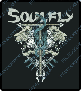nášivka na záda, zádovka Soulfly - Titans