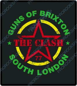 nášivka na záda, zádovka Clash - Guns Of Brixton