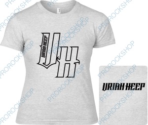 šedivé dámské triko Uriah Heep