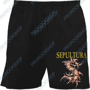 bermudy, kraťasy Sepultura - logo III