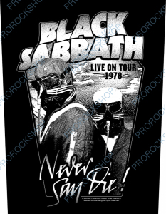 nášivka na záda Black Sabbath - Never Say Die