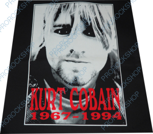 nášivka na záda, zádovka Nirvana - Kurt Cobain R.I.P.