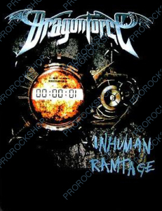 nášivka na záda, zádovka Dragonforce - Inhuman Rampage