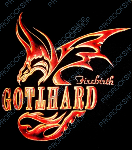 nášivka na záda, zádovka Gotthard - Firebirth