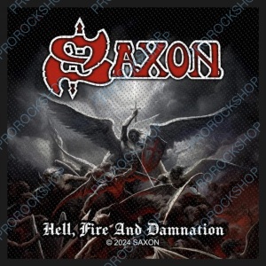 nášivka Saxon - Hell, Fire And Damnation