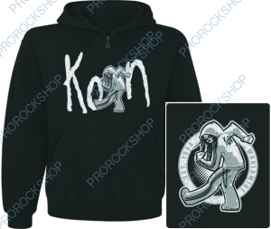 mikina s kapucí a zipem Korn - EST. 1994 Worldwide
