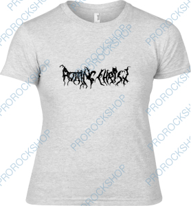šedivé dámské triko Rotting Christ